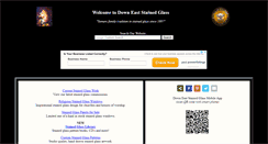 Desktop Screenshot of downeaststainedglass.com